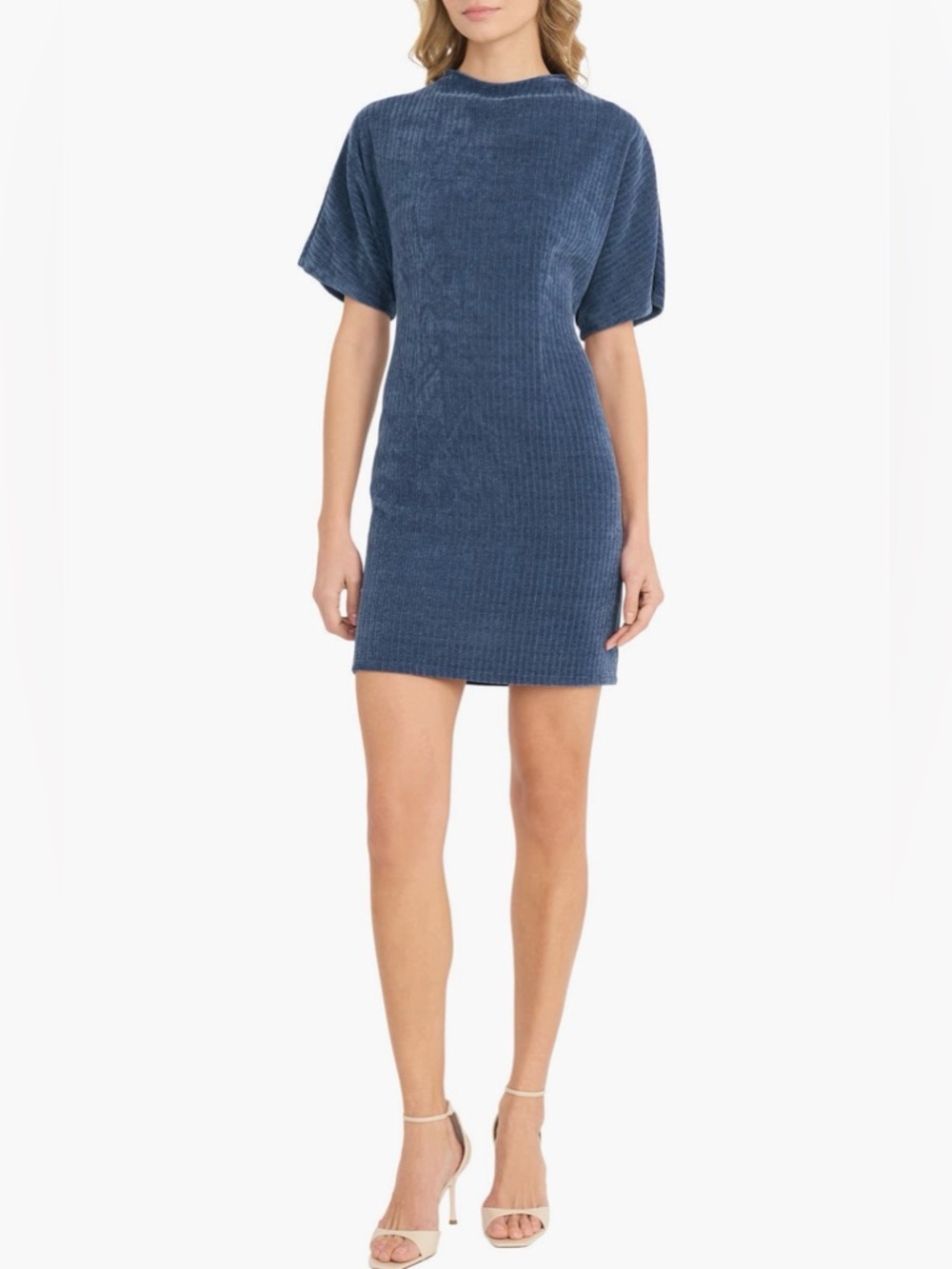 NWT Donna Morgan Corduroy Short Sleeve Mini Dress